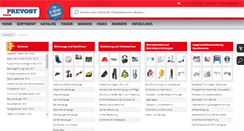Desktop Screenshot of prevost.ch