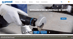 Desktop Screenshot of prevost.es